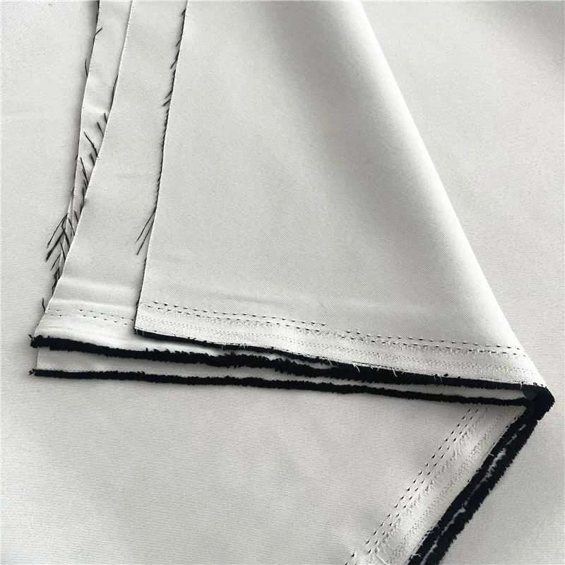 Double Side Matt Flame Retardant Blackout Curtain Fabric 100 Percent Polyester 250gsm 300cm IFR 3-4 Pass - Image 2