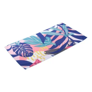 Double Sided Fleece Microfiber Beach Towel Super Absorbent Quick Dry Oversized Sand Free