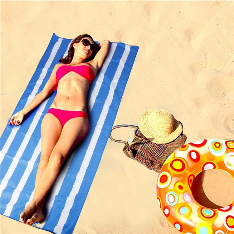 Double-Sided Plush Microfibre Absorbent Quick-Dry Towel Stripe Sublimation Print - Image 4
