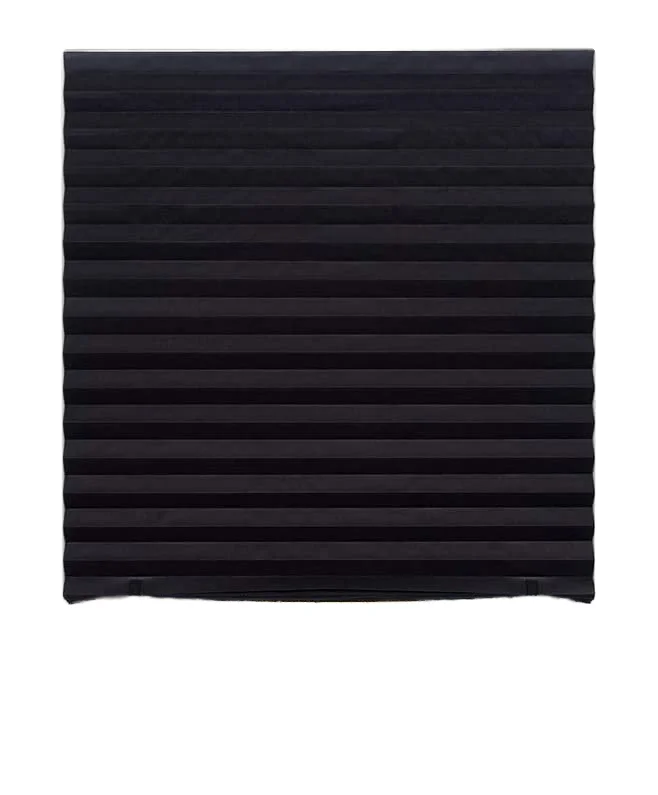 Durable Metal Paper Shade for Home Windows No Tools Room-Darkening Horizontal Pattern