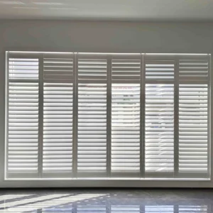 Durable PVC Bi-Fold Shutter UV Blocking Eco-Friendly Waterproof Octagonal Window