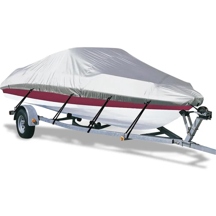 Dustproof Waterproof Extendable Dinghy Awning Oxford Polyester PVC Boat Cover Ski Sail