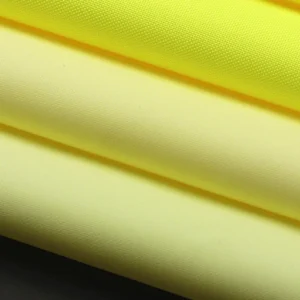 EN Certified 300D Elastic Silk DTY Oxford Coated Waterproof Fluorescent Polyester Fabric