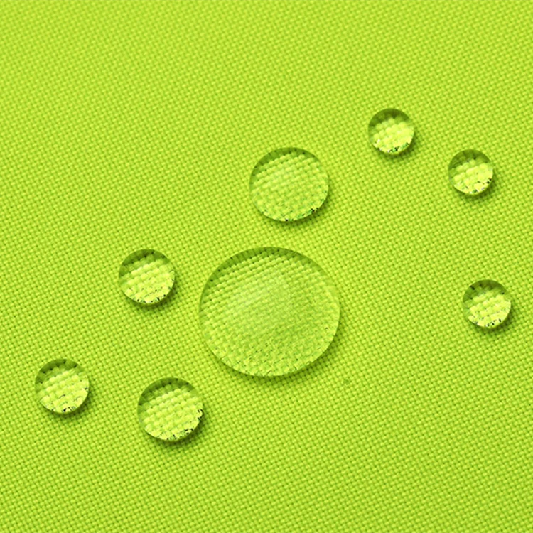 EN Certified 300D Elastic Silk DTY Oxford Coated Waterproof Fluorescent Polyester Fabric - Image 2