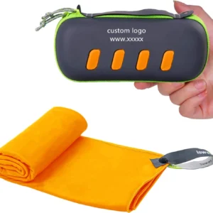 EVA Bag Quick-Dry Microfibre Camping Towel - Soft Lightweight for Gym Beach