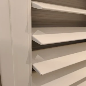 Eco-Friendly Aluminum Horizontal Opening Shutter with Lock for Hotel Use