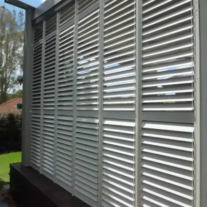 Eco-Friendly Durable PVC Shutter Plantation Louver Horizontal for Hotels