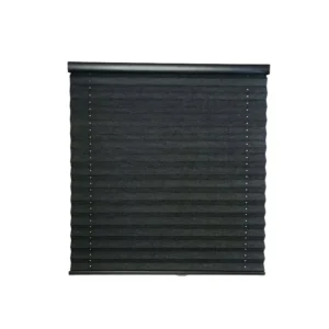 Eco-Friendly Pleated Blinds Built-in Pinhole UV Blocking Fabric Window Shades
