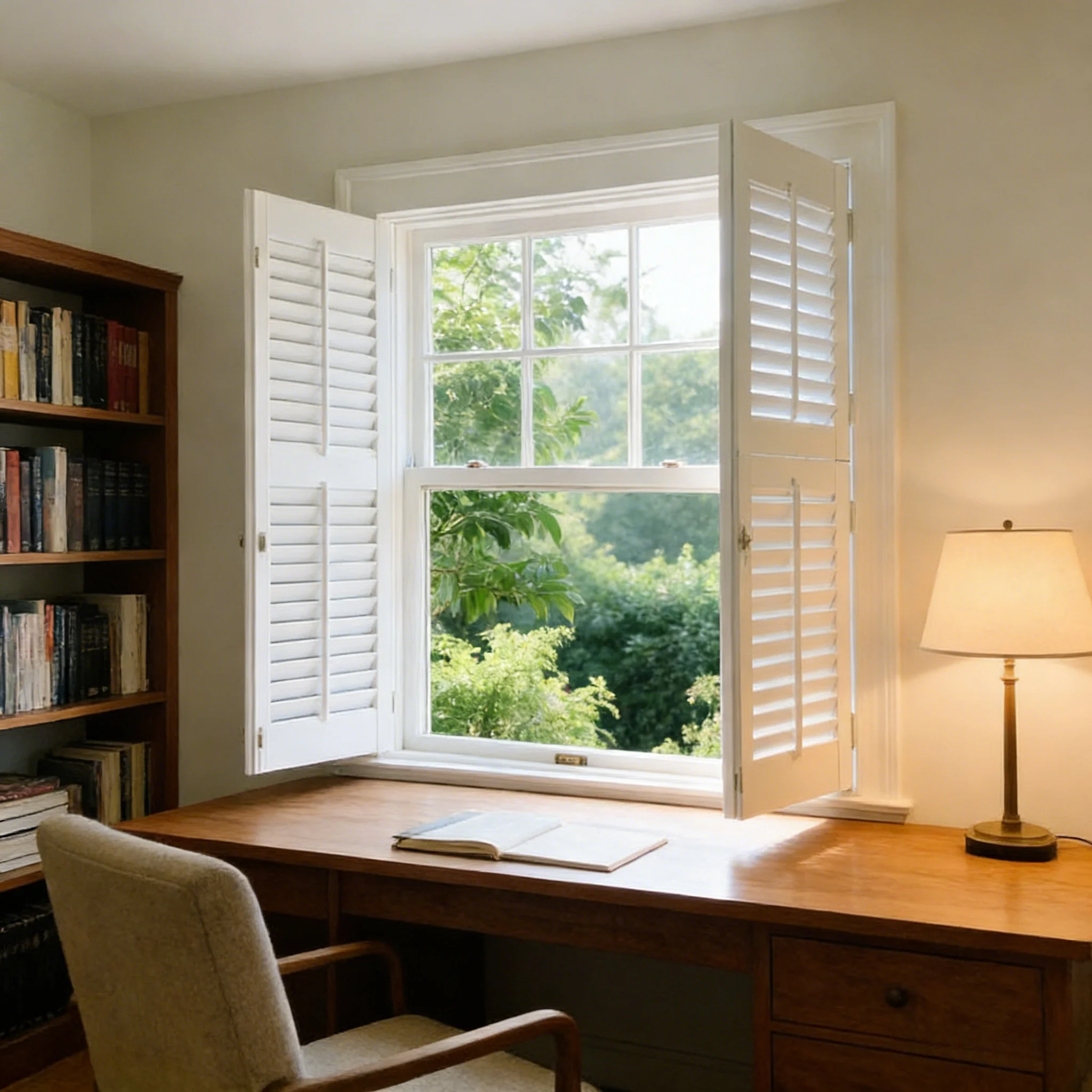 Electric PVC Shutter Waterproof Moisture Resistant Indoor Shutter - Image 3