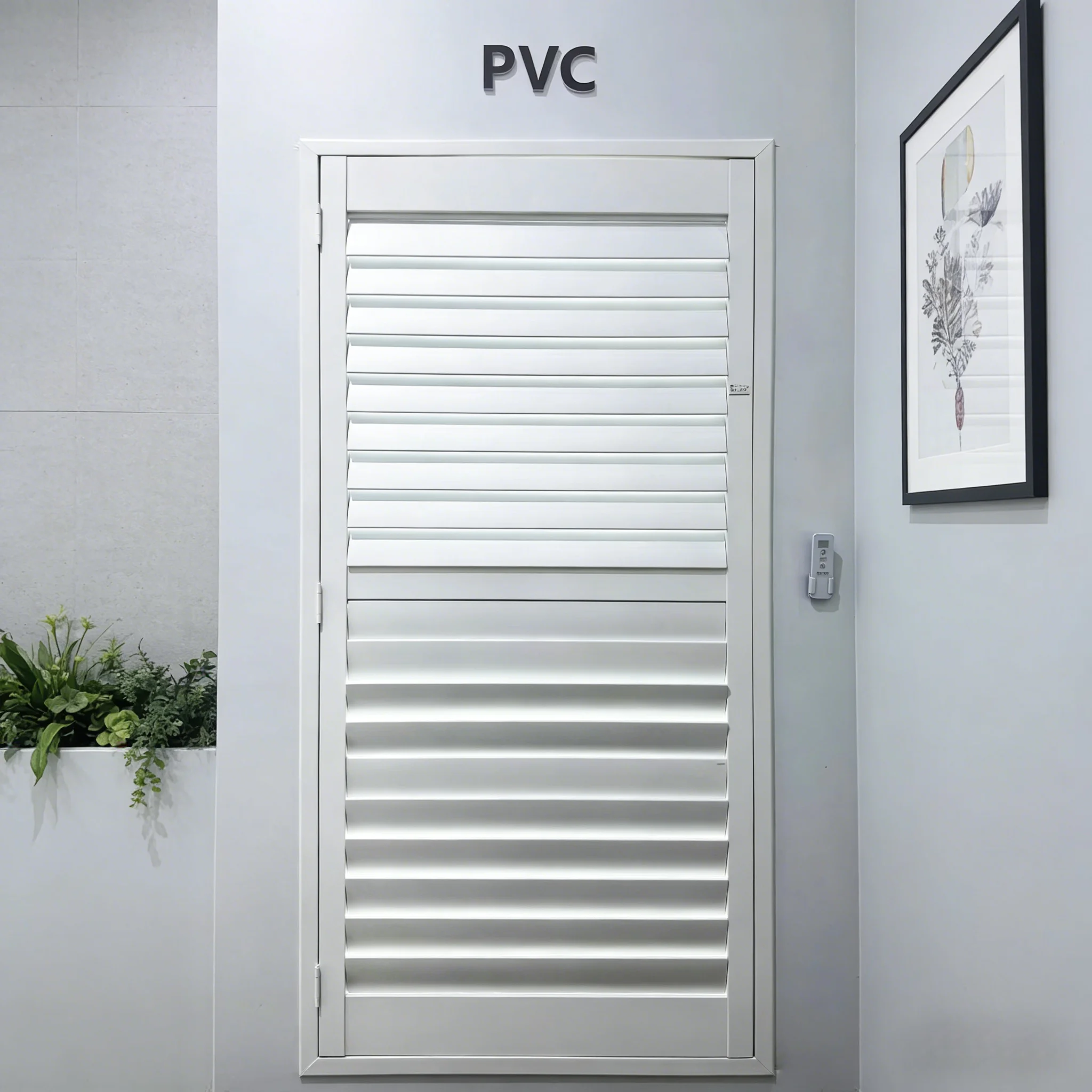 Electric PVC Shutter Waterproof Moisture Resistant Indoor Shutter - Image 4