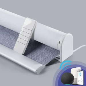Electric Roller Blinds Remote Control 100 Percent Blackout Motorized Shades Indoor
