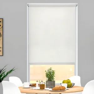 Electric Roller Blinds Remote Control - Blackout Shades for Home Office Energy Saving