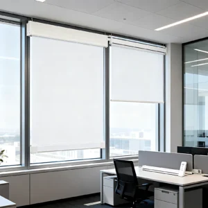 Electric Roller Blinds Remote Control - Motorized Window Shades for Living Room Bedroom