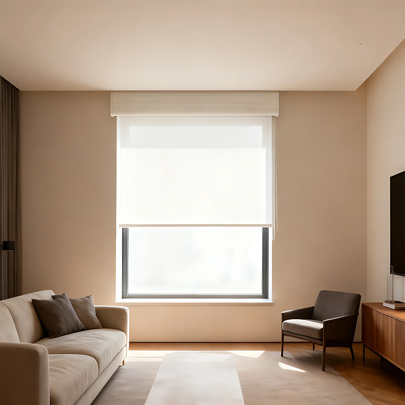 Electric Roller Blinds Remote Control - Motorized Window Shades for Living Room Bedroom - Image 2