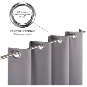 Elegant Opaque Blackout Curtain Drapes for Living Room Modern Window Panels