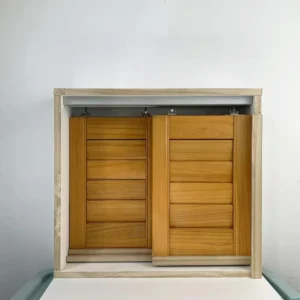 Everyday Built-In Tracked Shutter Wooden Bottom Guide No Drill Floor