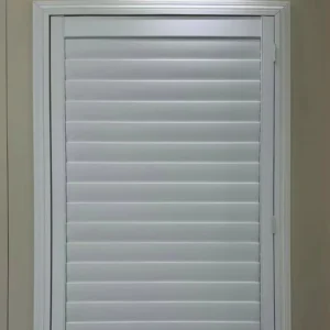 Everyday Electric Unique Hollow Louver Shutter Built-in PVC and Wood Material