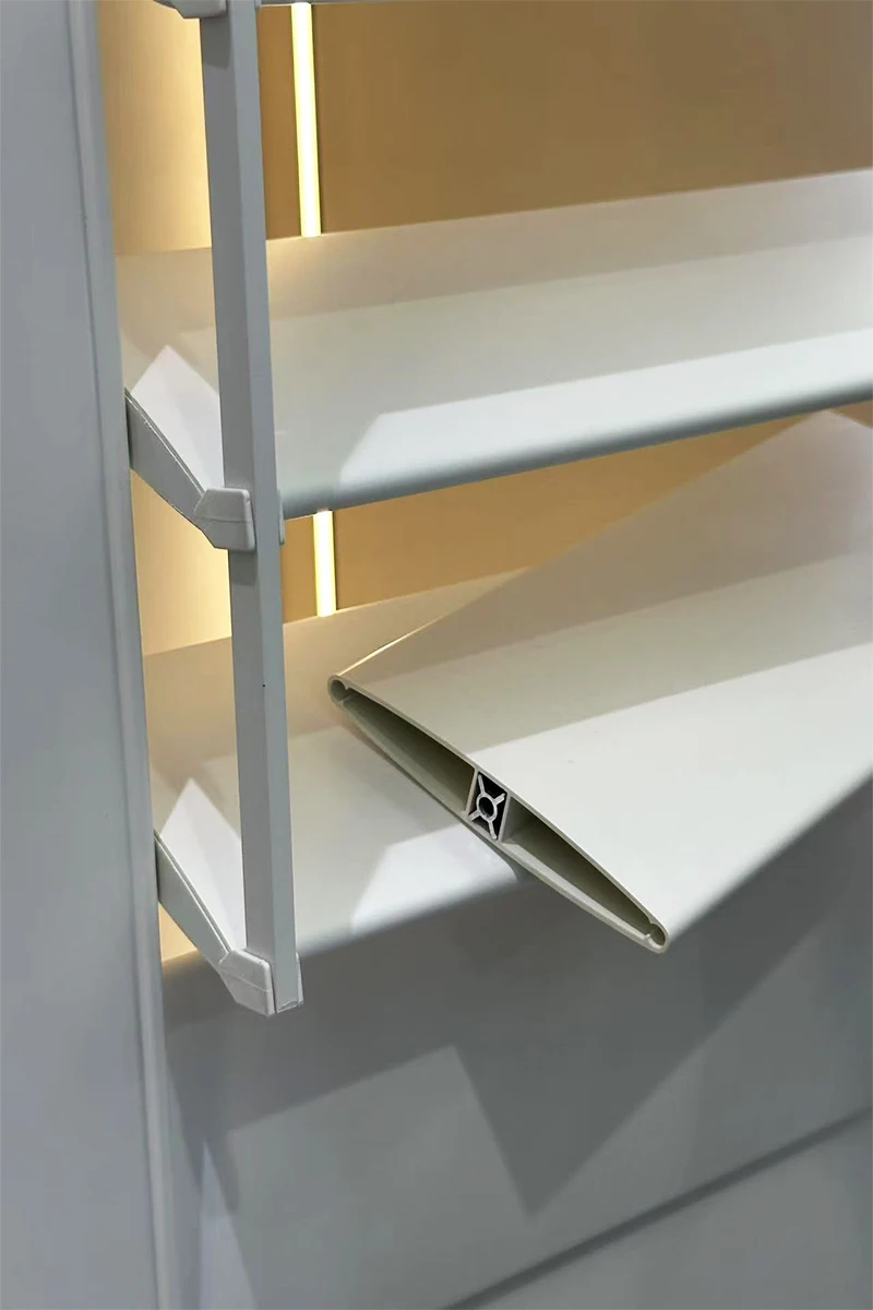 Everyday Electric Unique Hollow Louver Shutter Built-in PVC and Wood Material - Image 5