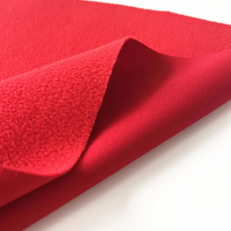 Extra Heavy Soft Shell Fabric 4-Way Stretch Double-Faced Polyester Sherpa 300D - Image 5