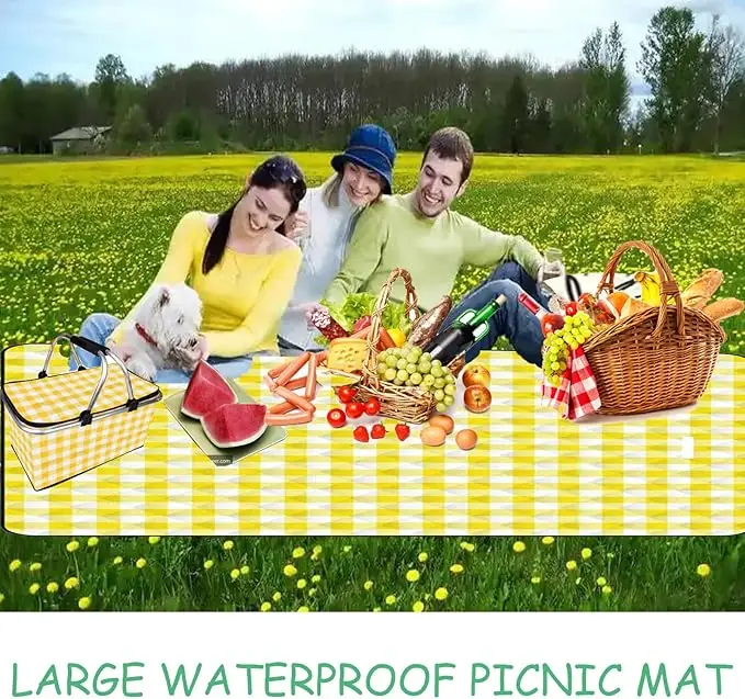 Extra Large Foldable Picnic Mat for Outdoor Concerts and Tailgates - Image 5