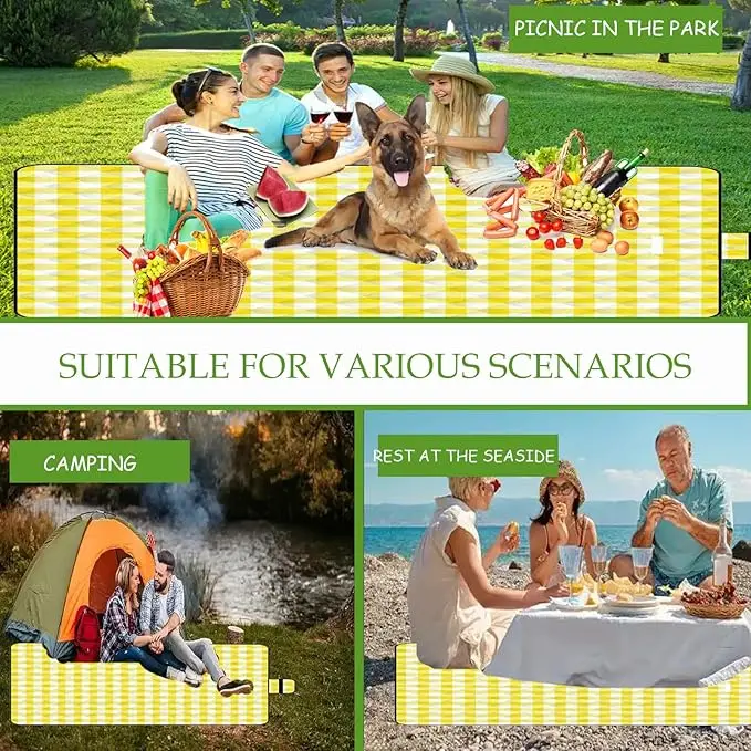 Extra Large Foldable Picnic Mat for Outdoor Concerts and Tailgates - Image 6