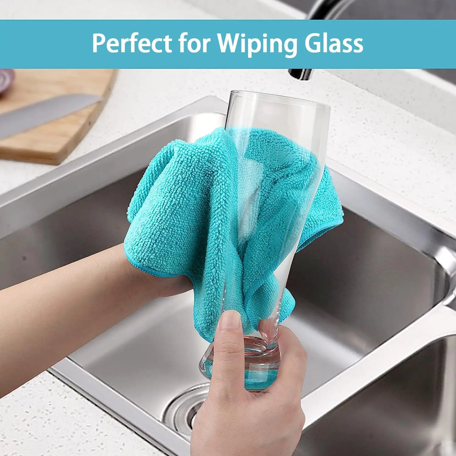 Factory 80 Percent Polyester 20 Percent Polyamide Microfiber Cleaning Cloth Water-Absorbed Towel - Image 5