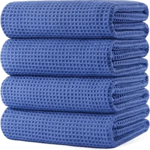 Factory Direct OEM Microfiber Waffle Beach Towel Wrap Quick Dry Antimicrobial Oversize