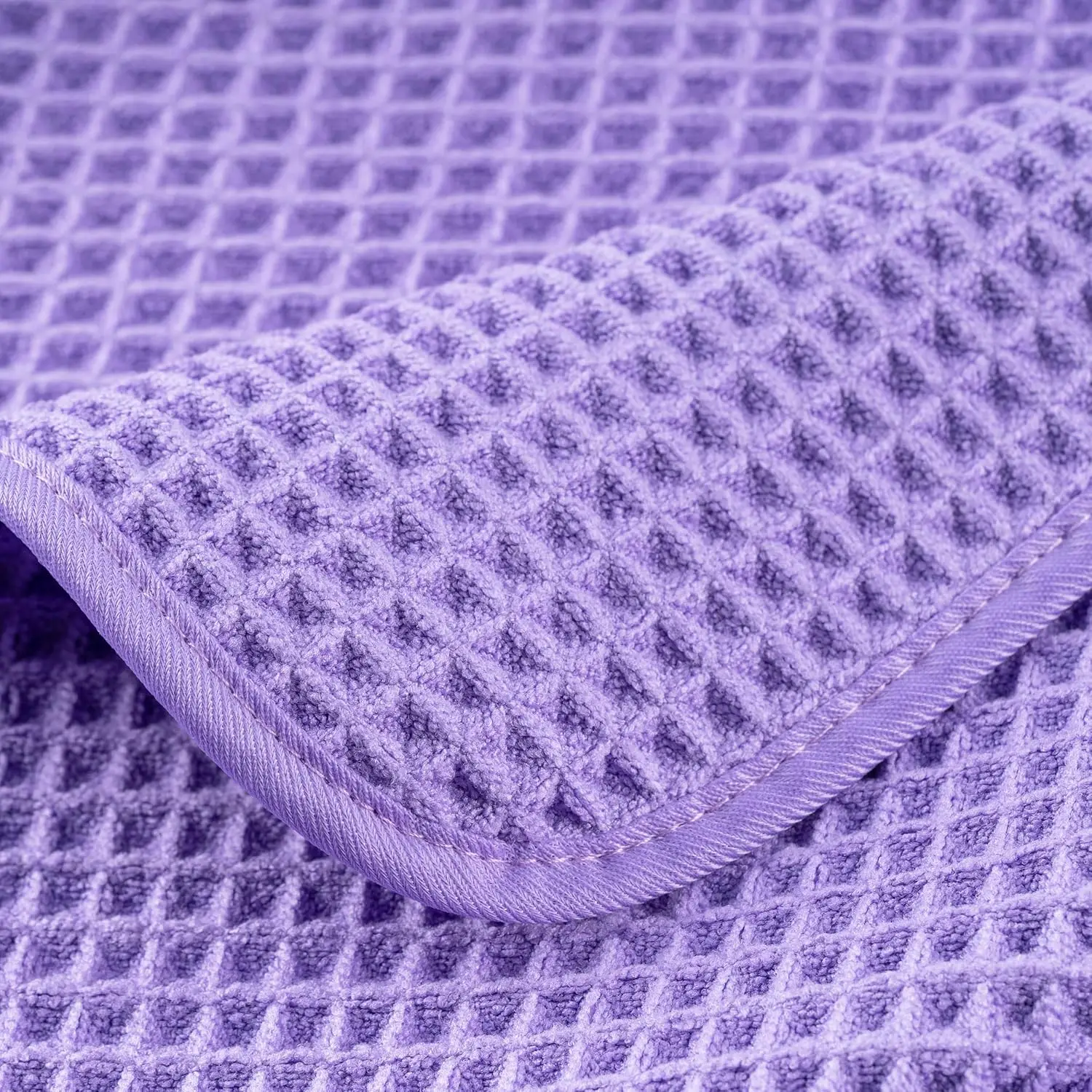 Factory Direct OEM Microfiber Waffle Beach Towel Wrap Quick Dry Antimicrobial Oversize - Image 2