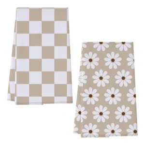 Fast Dry Dish Towel Highly Absorbent Machine Wash Soft Lightweight Reusable Kitchen Cloth