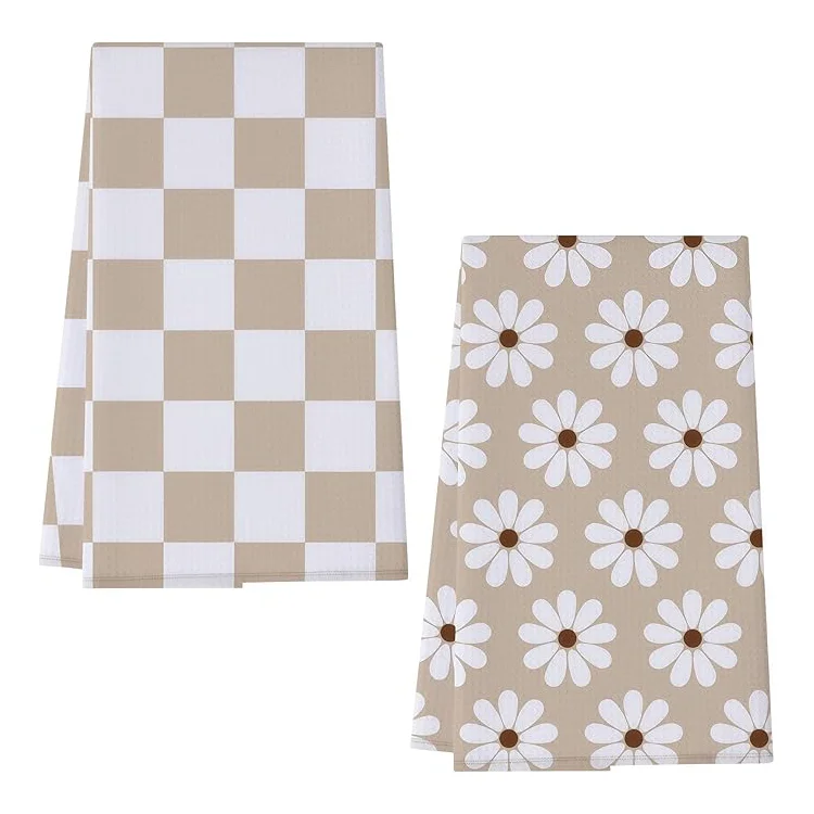 Fast Dry Dish Towel Highly Absorbent Machine Wash Soft Lightweight Reusable Kitchen Cloth