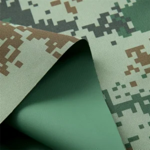Fire Resistant Camouflage Printed 300D 600D 900D Oxford Fabric