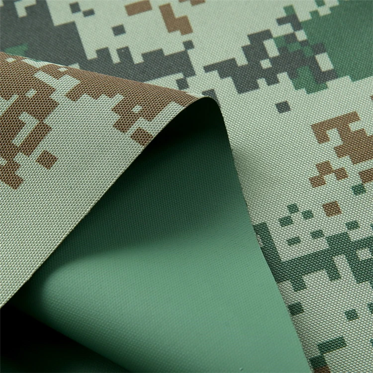 Fire Resistant Camouflage Printed 300D 600D 900D Oxford Fabric