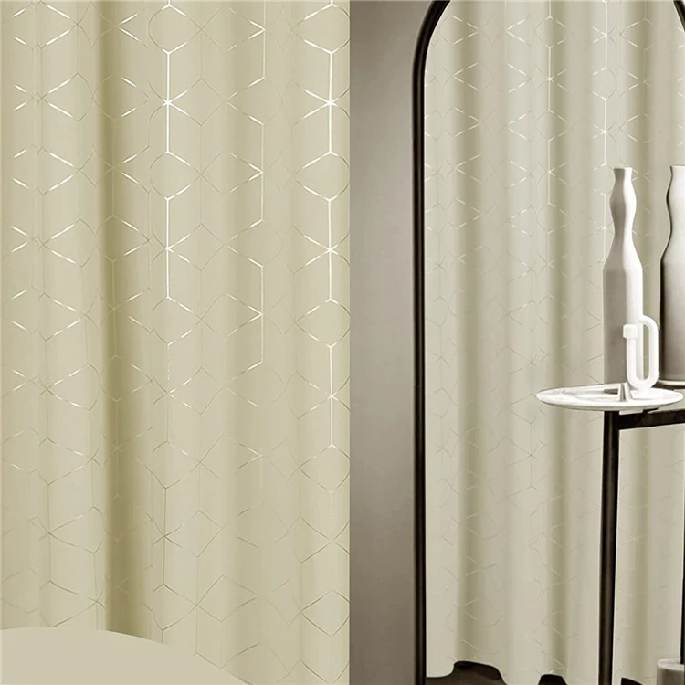 Fire Retardant Blackout Curtain Fabric 100 Percent Polyester Thermal - Image 3