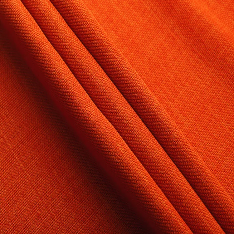 Flame Retardant 280cm Polyester Twill Curtain Fabric Blackout Linen Woven Style - Image 3