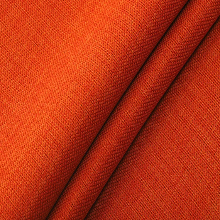 Flame Retardant 280cm Polyester Twill Curtain Fabric Blackout Linen Woven Style - Image 4