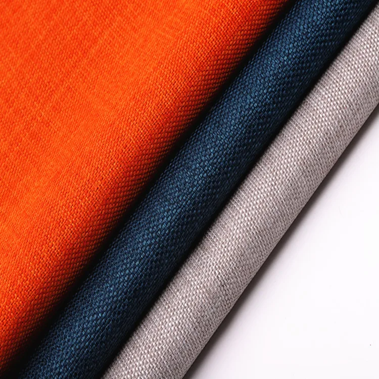 Flame Retardant 280cm Polyester Twill Curtain Fabric Blackout Linen Woven Style - Image 5