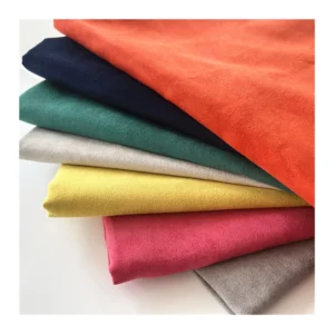 Flame Retardant Woven Eco-Friendly Blackout Polyester Micro Suede Sofa Fabric
