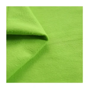 Green Woven Microfiber Suede Towel Fabric Quick-Dry Absorbent Eco-Friendly Lightweight