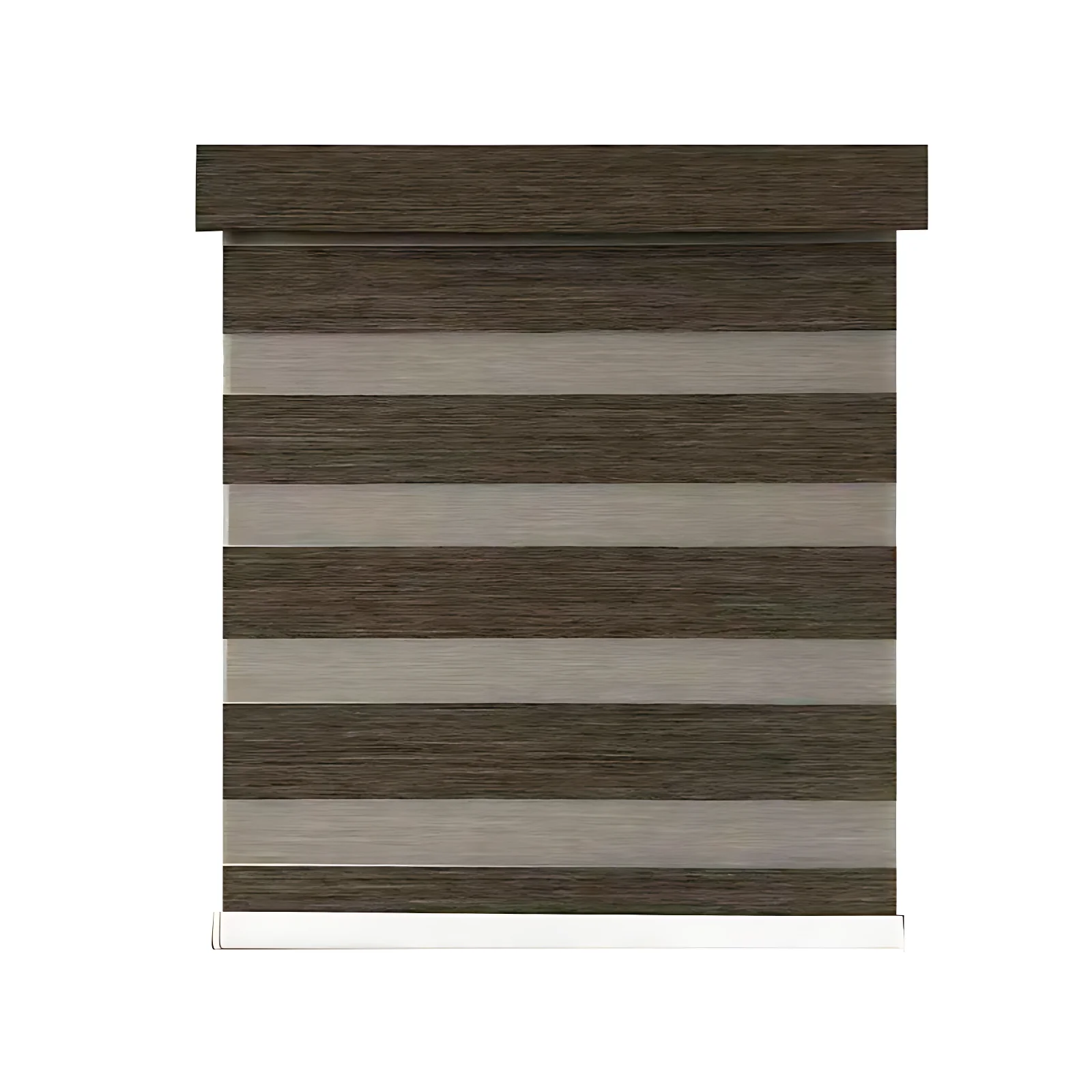 Handmade Polyester Zebra Window Blinds Dual Layer UV Blocking Light Control Energy Saving Curtain - Image 3