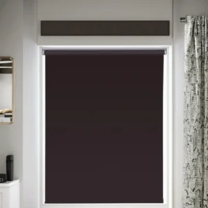 Heavy-Duty Roller Blinds Blackout Shade for Hotels Plain Fabric Indoor