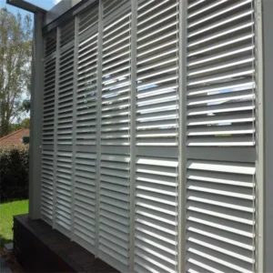 Heze Factory Direct Modern Aluminum Louver Shutters for Hotels
