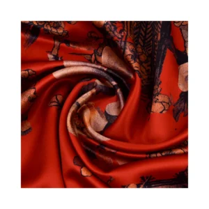 High Quality Shiny Polyester Satin Fabric Plain or Printed for Box Lining