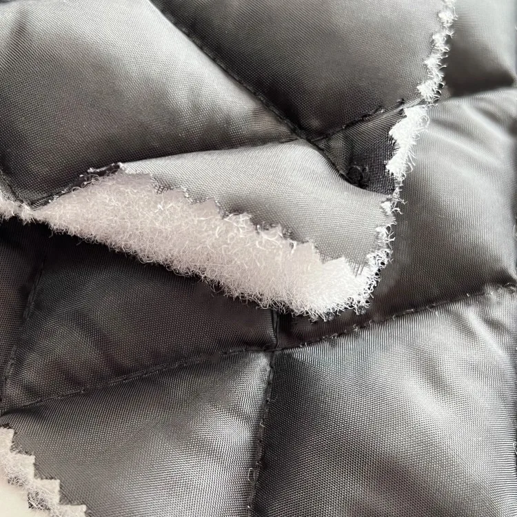 High Quality Woven 100 Percent Polyester Breathable Lightweight Quilted Taffeta Fabric Jackets - Image 2
