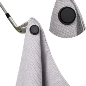 Hot Sale Magnetic Quick Dry Waffle Golf Towel for Club Cleaning