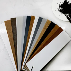 Huasheng Electric Skylight Paulownia Blinds Built-In Wood Bamboo Venetian Shades