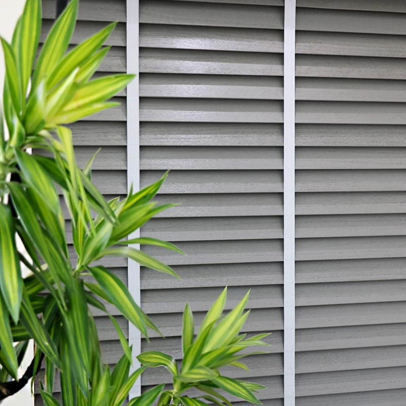 Huasheng Electric Skylight Paulownia Blinds Built-In Wood Bamboo Venetian Shades - Image 2