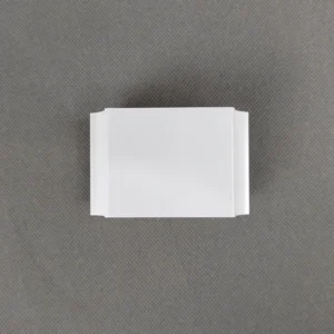 Huasheng Fully Hollow PVC Shutter Profile Top and Bottom Rail Plain Wholesale