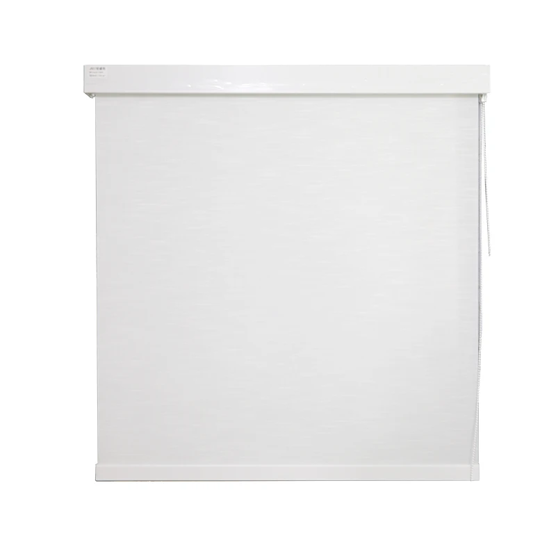 Huasheng Indoor Roller Shade Curtains No-Drill Built-In Regular Fabric Plain Direct