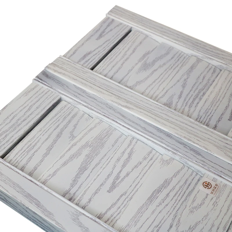 Huasheng Modern Aluminium Shutter Heat Transfer Printing Horizontal Opening Air Ventilation Durable - Image 3