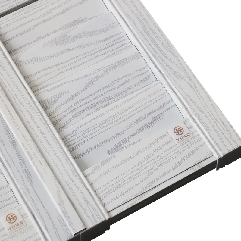Huasheng Modern Aluminium Shutter Heat Transfer Printing Horizontal Opening Air Ventilation Durable - Image 4